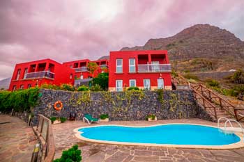 Viviendas Vacacionales con piscina Jardín de la Punta en Hermigua